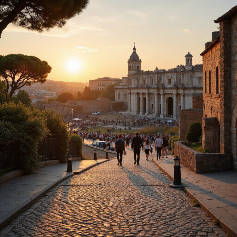 Amfiteatr w Puli widziany z ulicy, rzymskie zabytki i turystyczna atmosfera