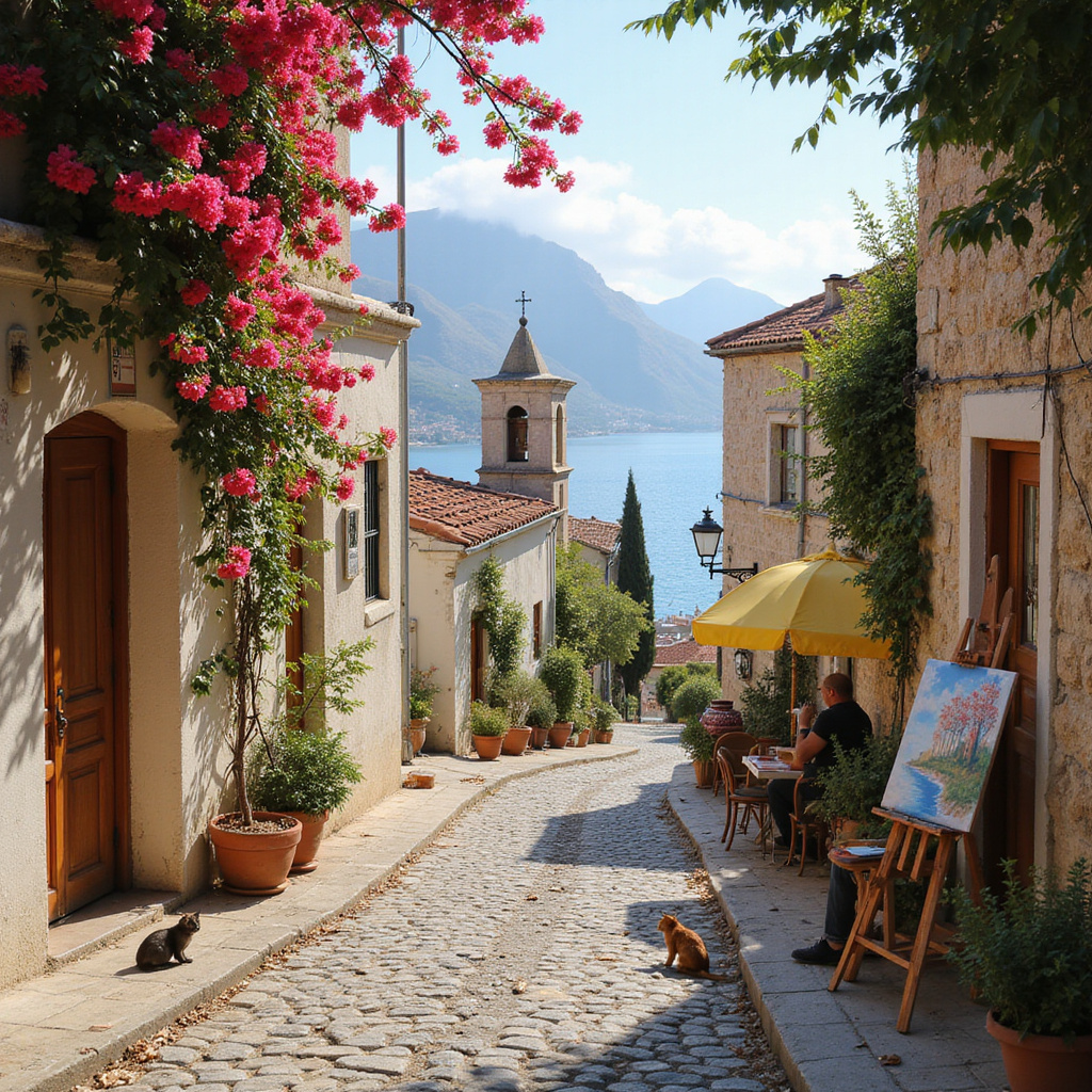 Widok na malownicze plaże i zabytkowe miasta Cypru, idealne do odkrywania na własną rękę.