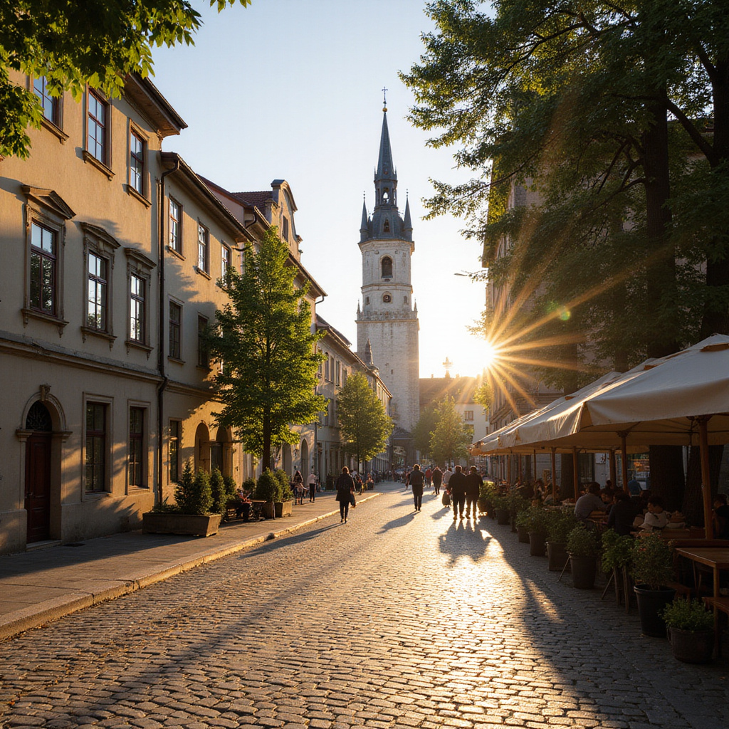 Spacer po Rynku Hradec Králové z widokiem na Białą Wieżę - architektura i historia