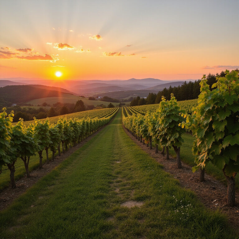 Winnica w Istrii z widokiem na winnice i krajobrazy