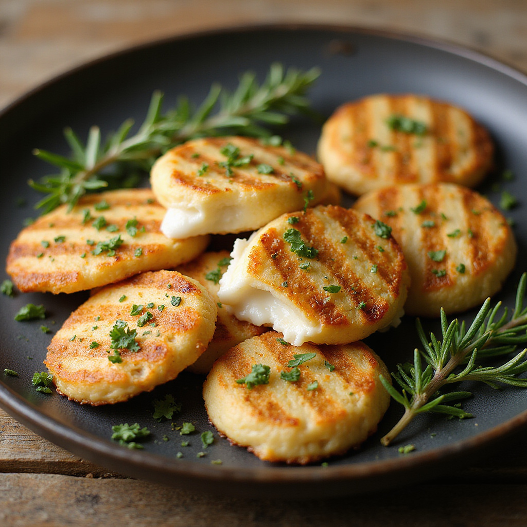 Halloumi na patelni z ziołami - tradycyjny cypryjski ser do smażenia