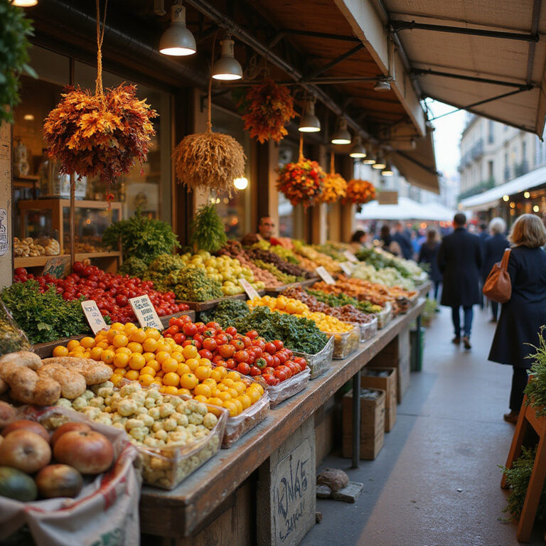 Targ Wazemmes w Lille – kolorowe stragany z lokalnymi produktami i świeżymi warzywami