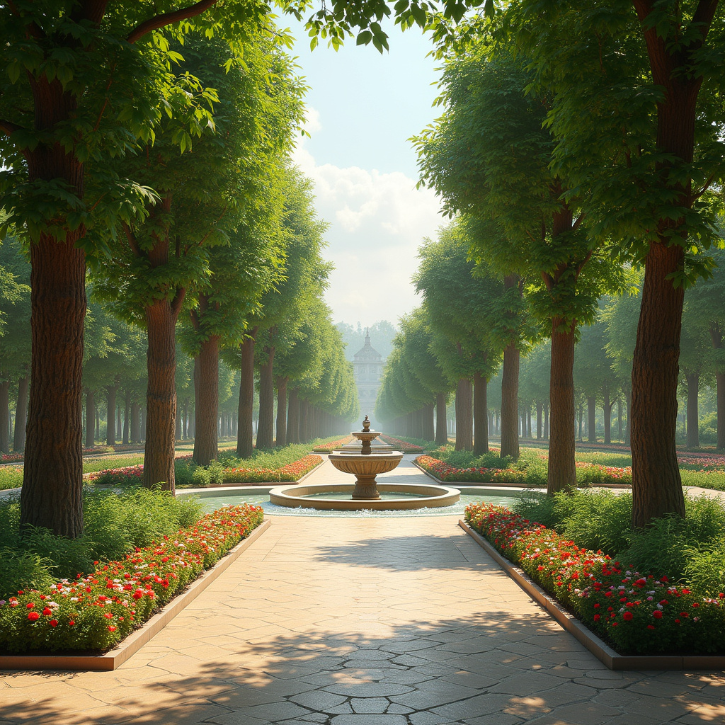 Widok na ogrody Pałacu w Wilanowie z alejkami i fontannami, idealne miejsce na spacer