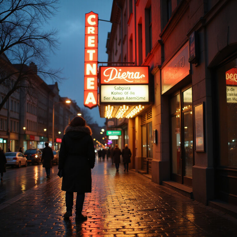 Ulica w Warszawie z kinem studyjnym w tle, polskie kino po 2000 roku