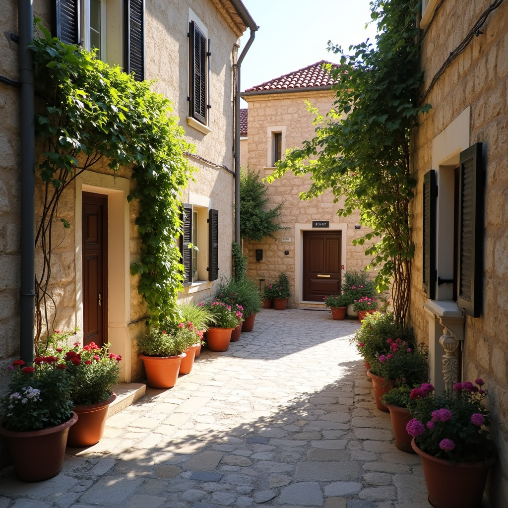 Urocza uliczka w Stari Grad z kamiennymi domami