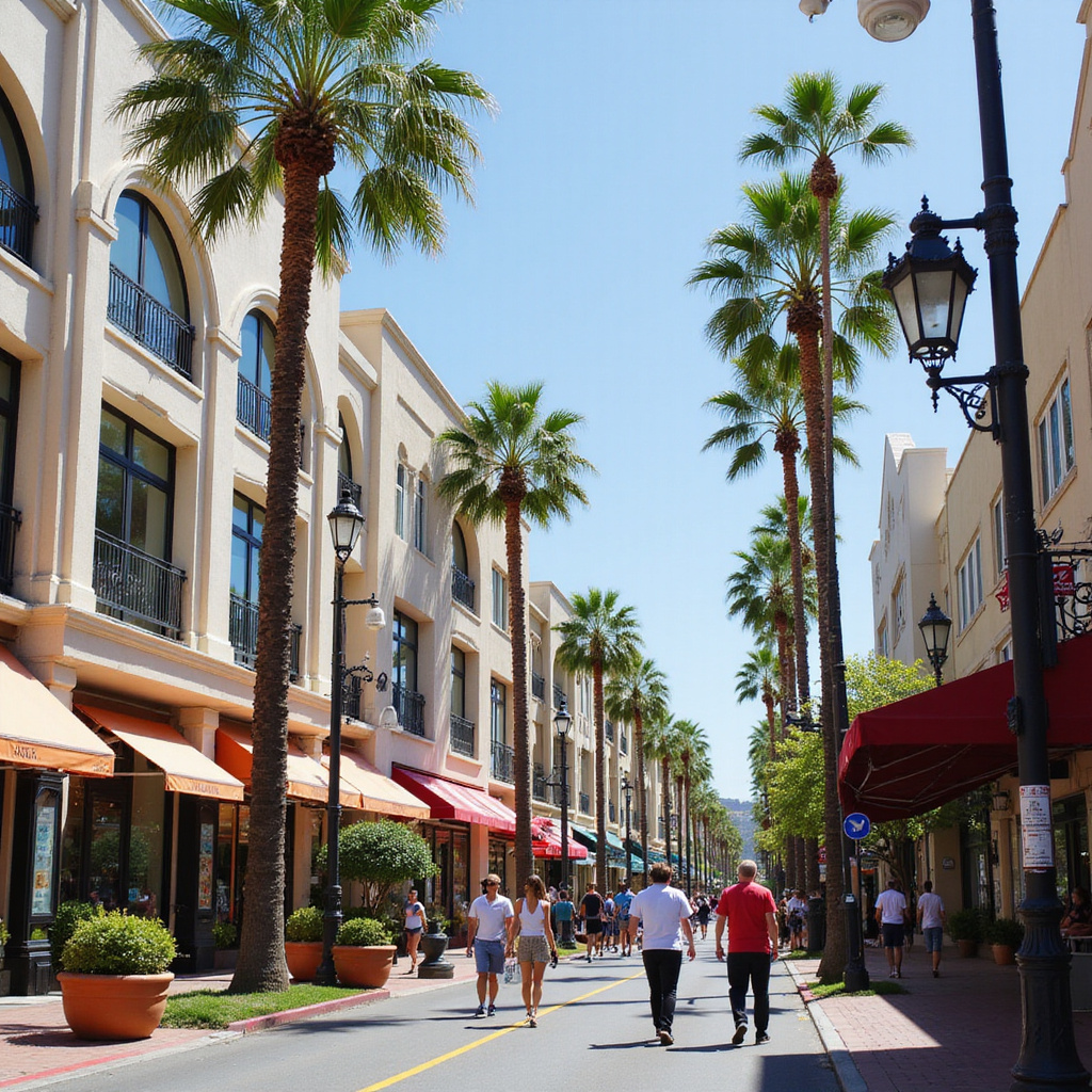 Spacer po Rodeo Drive - architektura i moda w Los Angeles