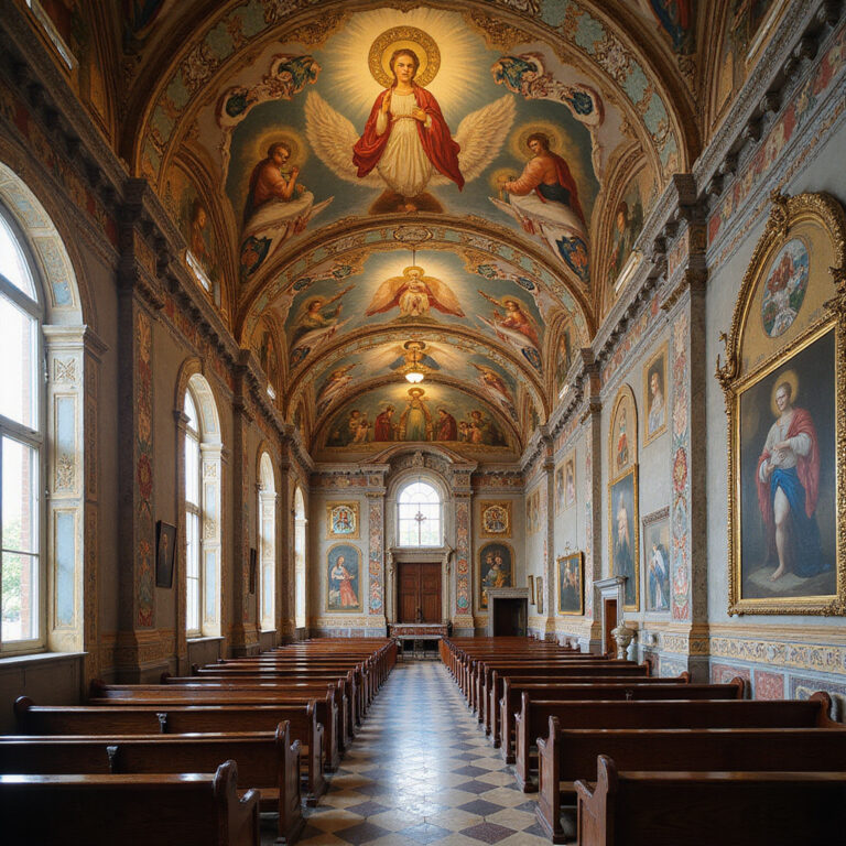 Barokowe freski w Kościele św. Michała, ukryte dzieła sztuki sakralnej