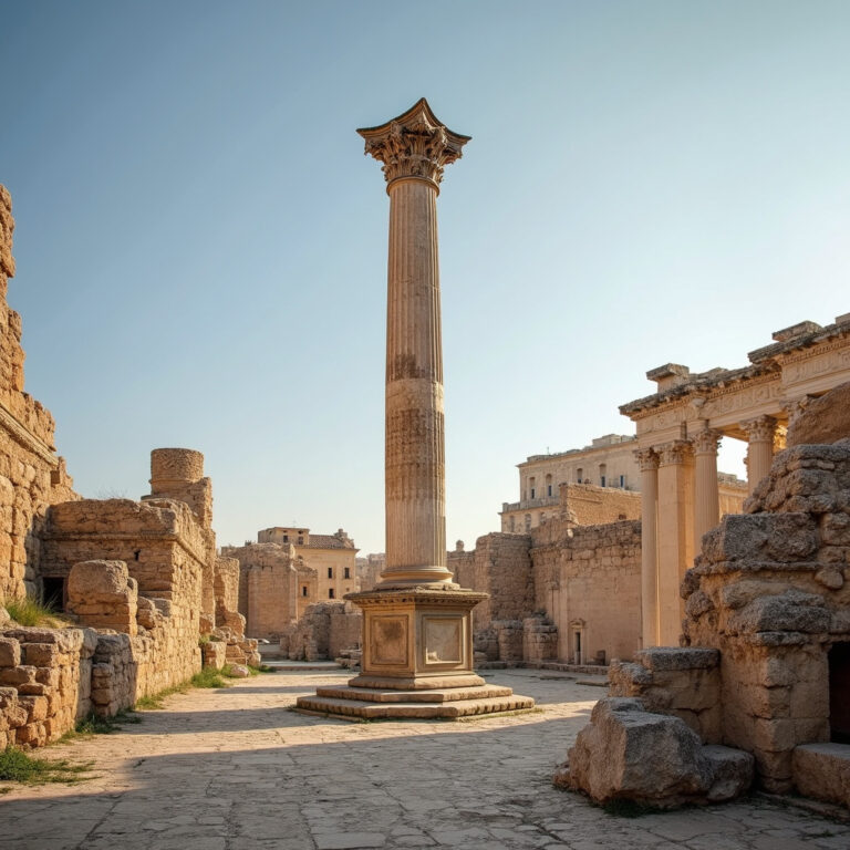 Kolumna Pompejusza w Aleksandrii - rzymskie ślady w Aleksandrii i starożytna architektura