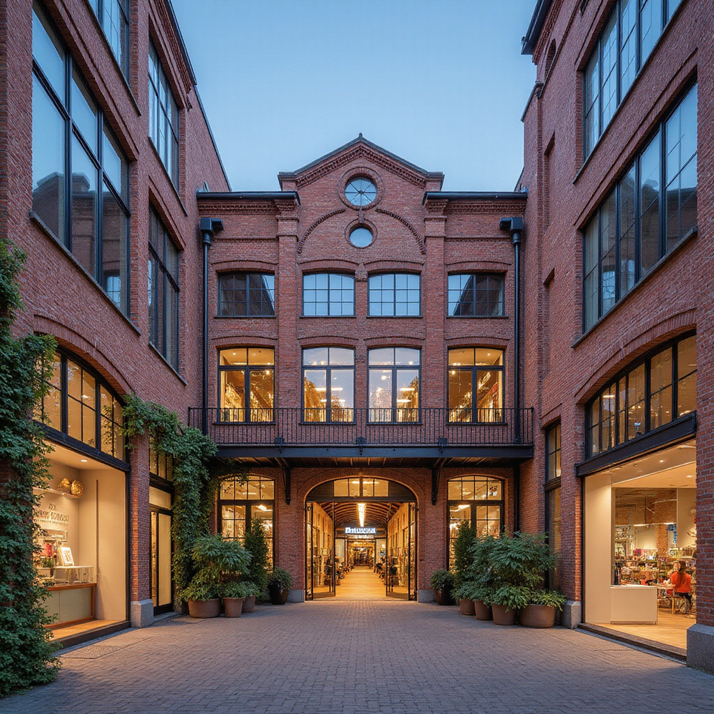 Manufaktura w Łodzi - dawna fabryka Poznańskiego, obecnie centrum handlowe z ceglaną architekturą