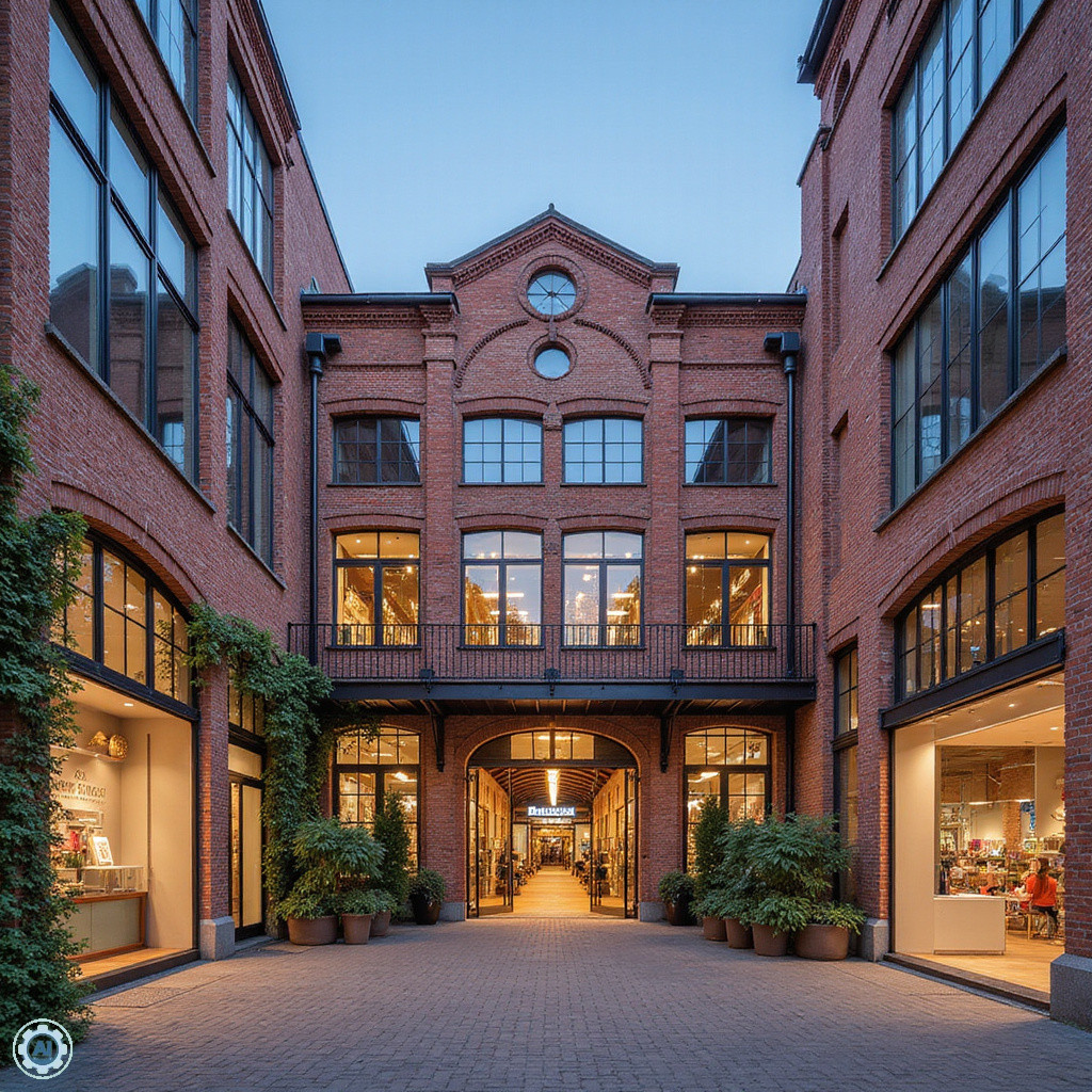 Manufaktura w Łodzi - dawna fabryka Poznańskiego, obecnie centrum handlowe z ceglaną architekturą