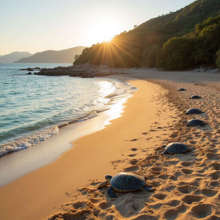Plaża Iztuzu w Dalyan - miejsce lęgowe żółwi Caretta Caretta