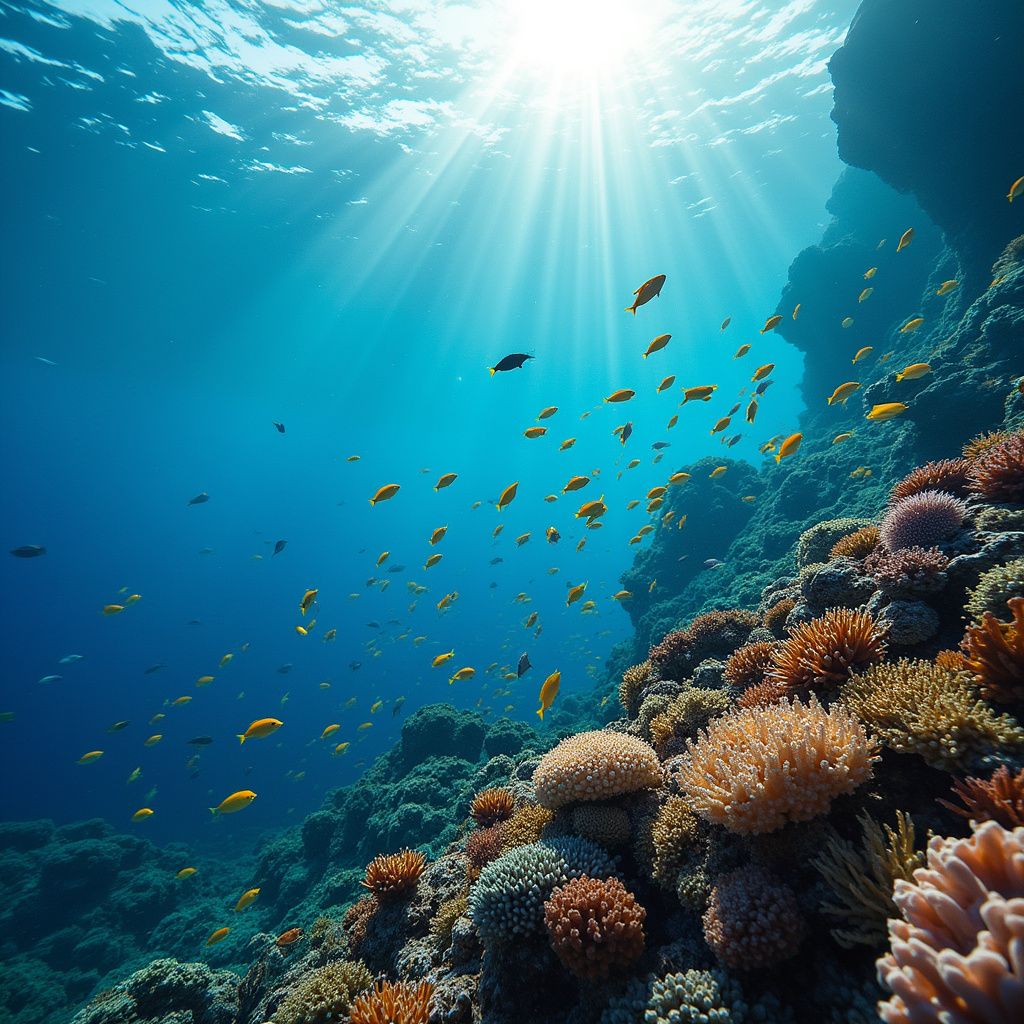 Podwodny świat Latsi - rafa koralowa i morska fauna