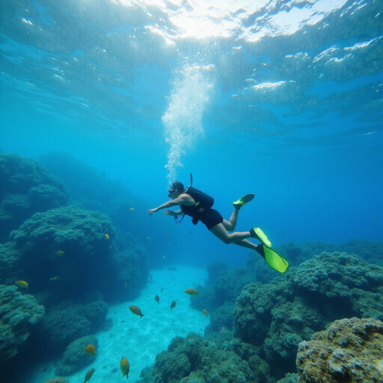Snorkeling w Błękitnej Lagunie Latsi - krystalicznie czysta woda i kolorowe ryby