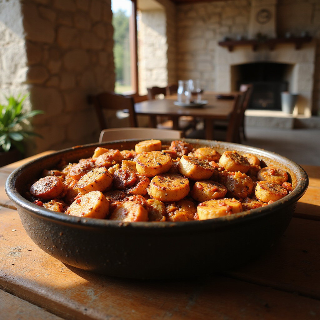 Tradycyjna dalmatyńska peka serwowana w konobie na Hvarze