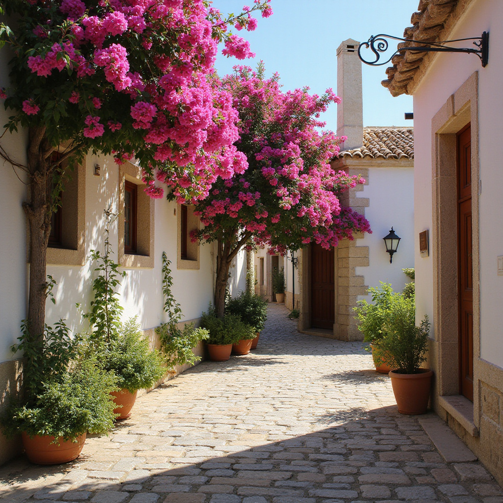 Uliczka w Polis Chrysochous prowadząca do Muzeum Archeologicznego Marion-Arsinoe
