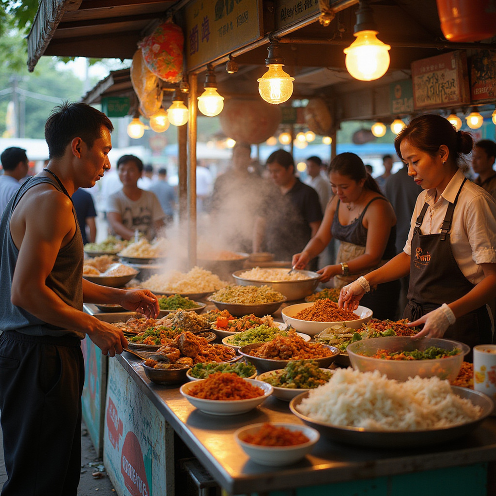 Uliczne stragany z jedzeniem w Phuket, gdzie królują autentyczne smaki i aromaty