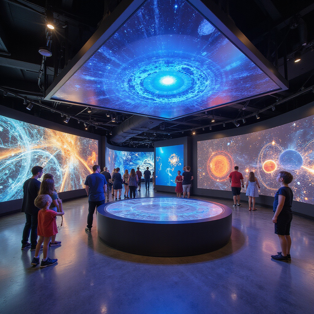 Interaktywna wystawa w Narodowym Centrum Nauki Questacon w Canberze