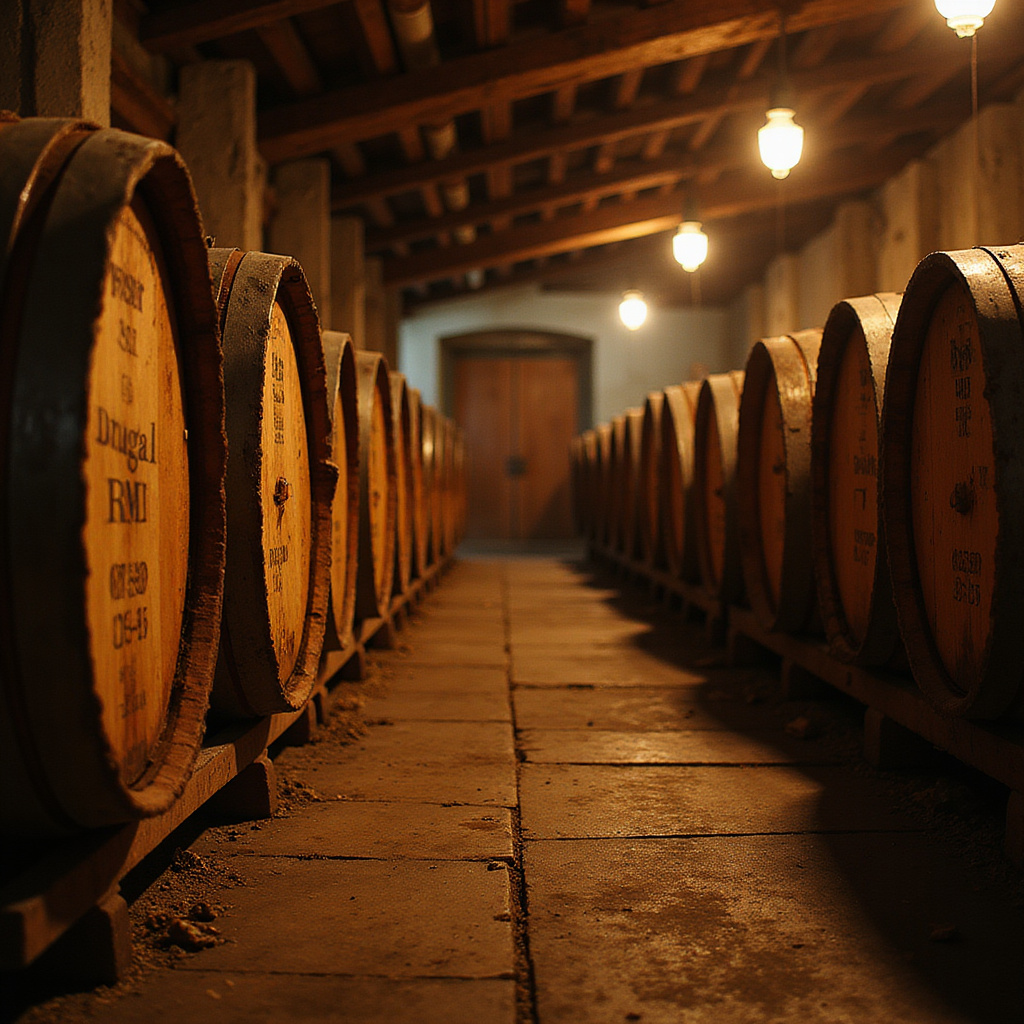 Dębowe beczki w magazynie Brugal, gdzie dojrzewa rum