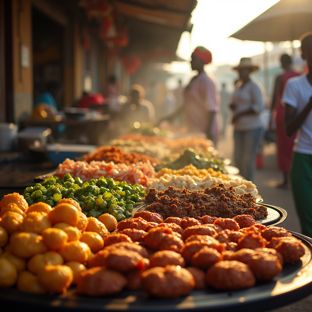 Kenijskie przekąski na ulicach Mombasy, street food i lokalne smaki
