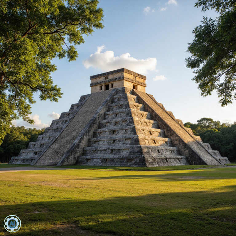 Piramida Kukulkana w Chichen Itza, starożytna budowla Majów z precyzyjną astronomią