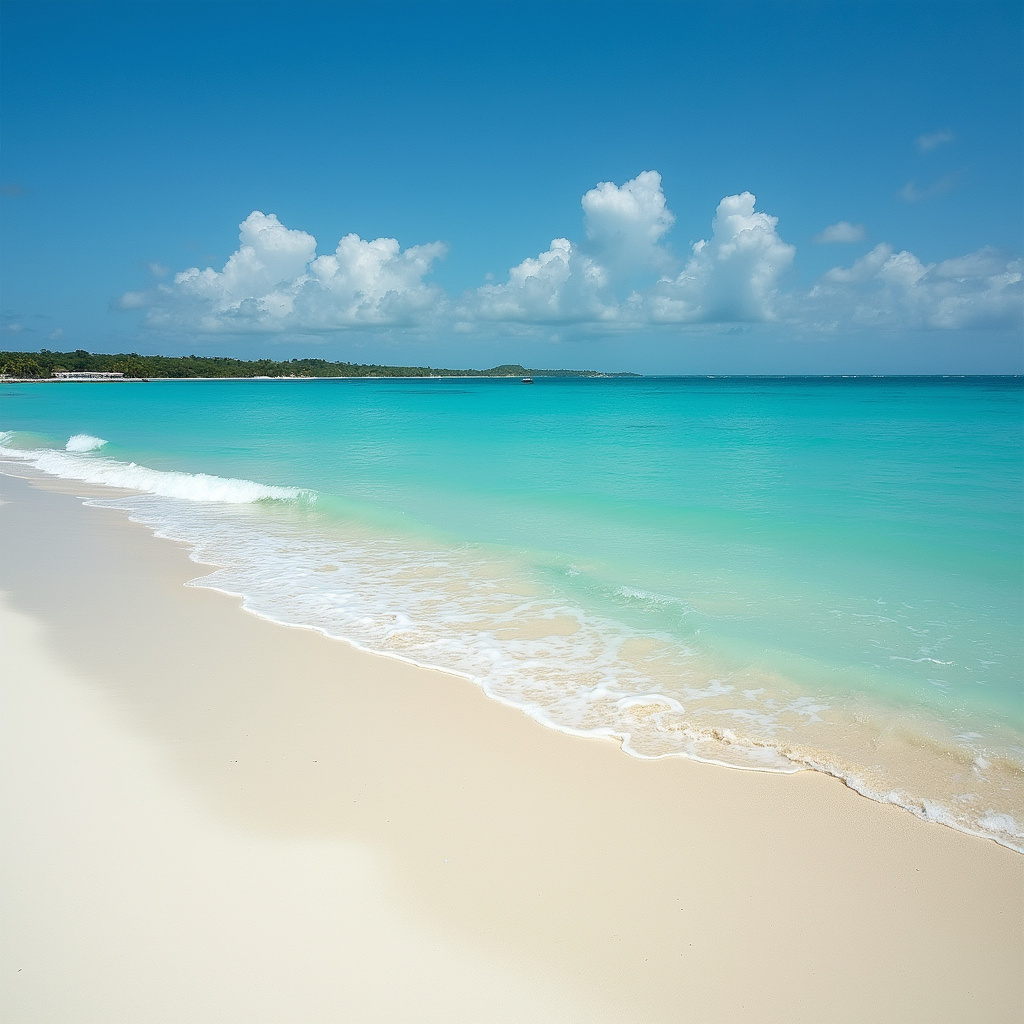 Plaże Mombasy z białym piaskiem i turkusową wodą, idealne na wakacje w Kenii