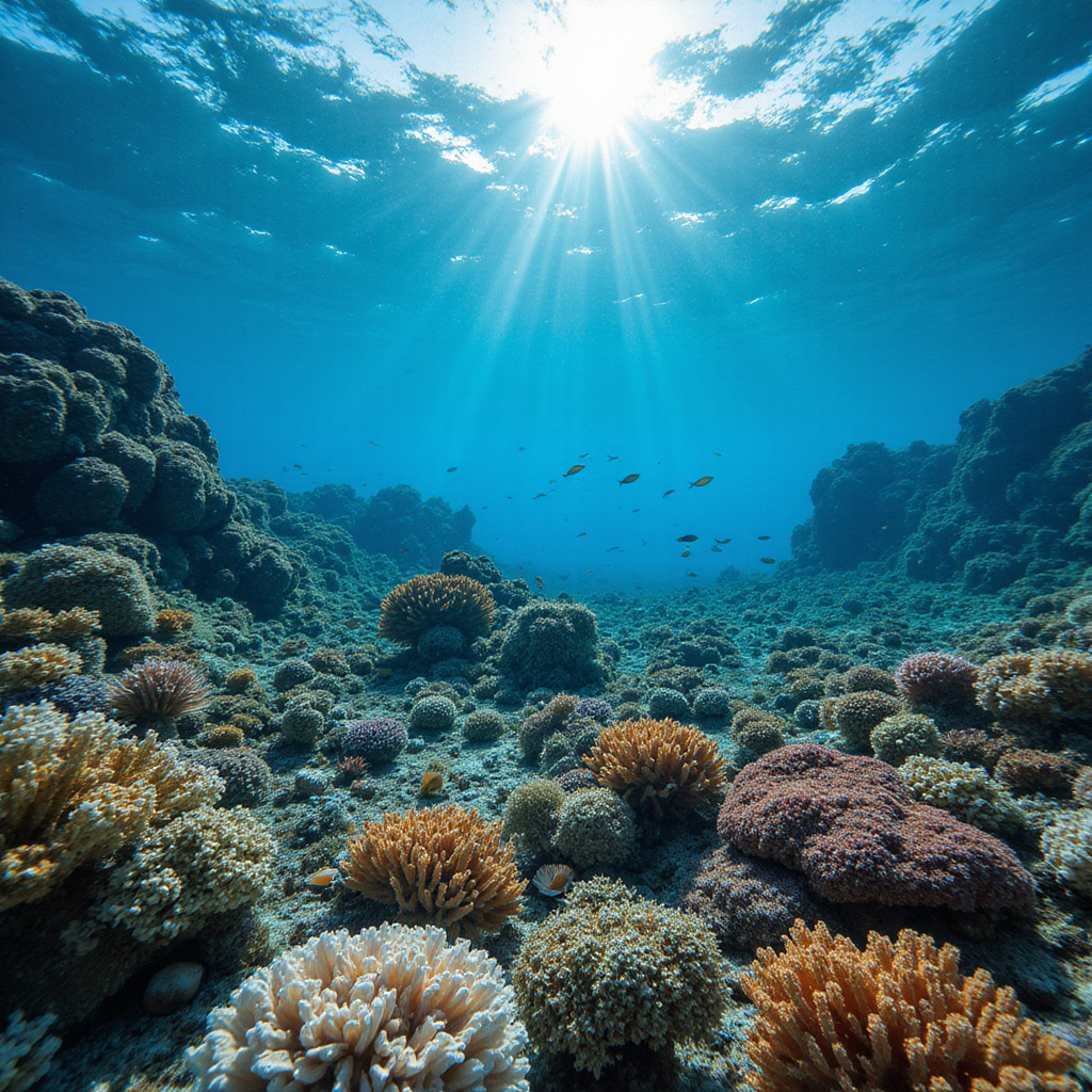 Podwodny krajobraz Marmaris z bogatą florą i fauną morską