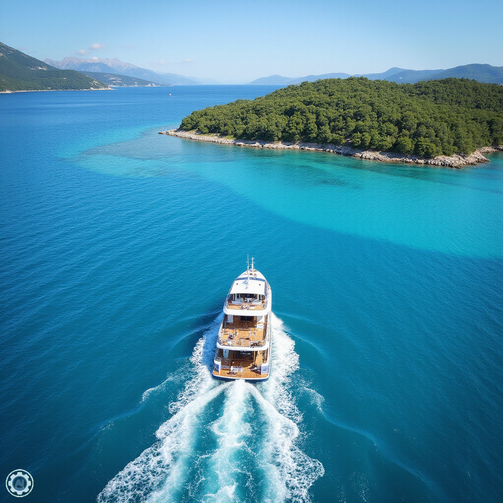 Prom na Korčulę wśród turkusowych wód Adriatyku