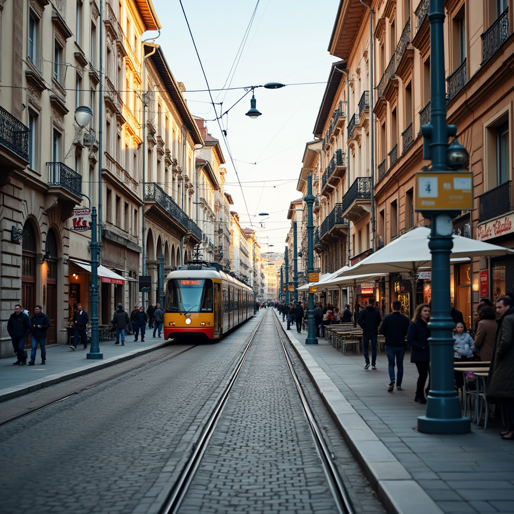 Przystanek tramwajowy w centrum Zagrzebia z widokiem na zabytkowe budynki