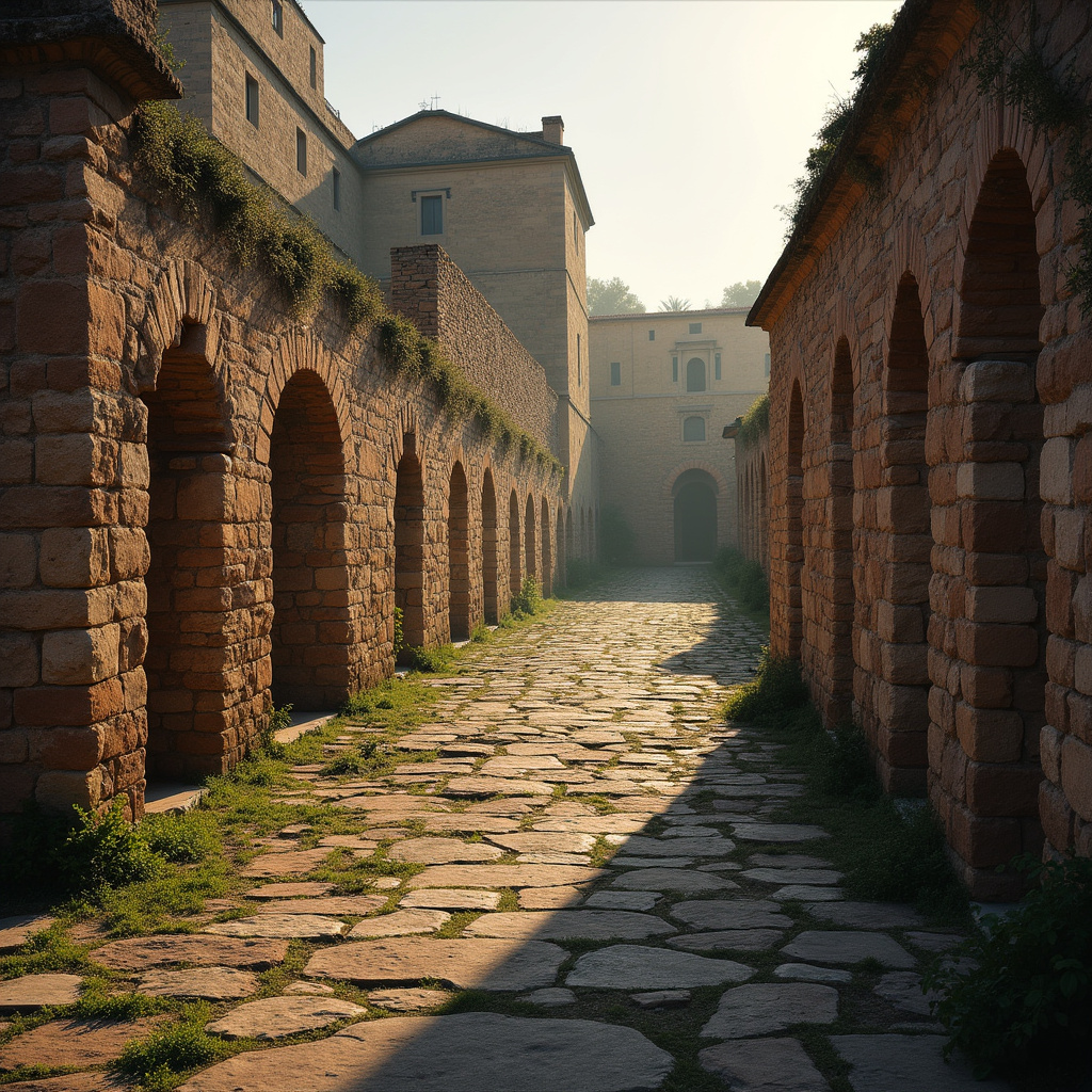 Starożytne ruiny Ostia Antica, ulice i budynki z czasów rzymskich