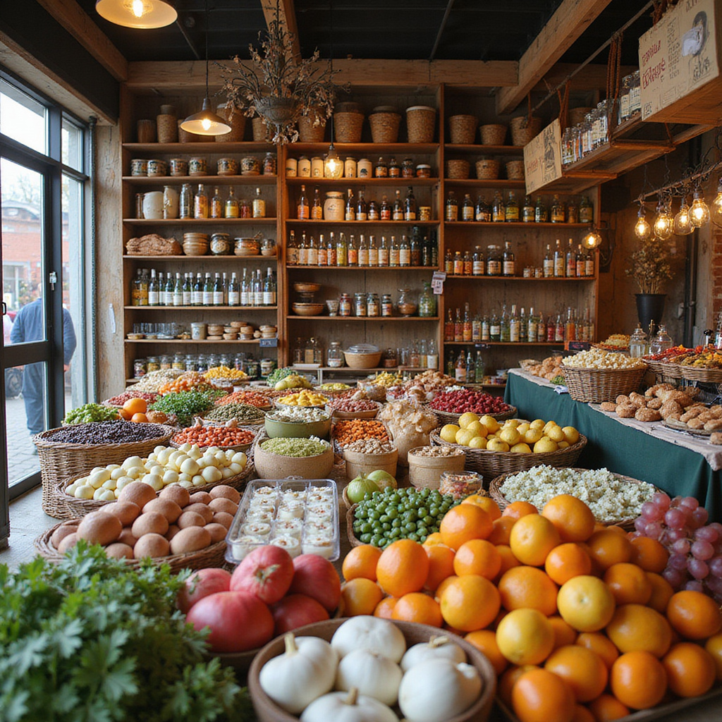 Lokalny targ z certyfikowanymi produktami regionalnymi Wielkopolski