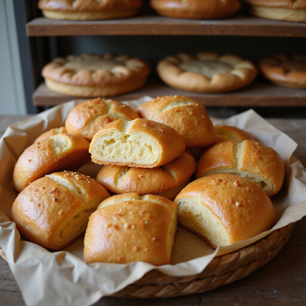 Tradycyjna piekarnia w Heraklionie serwująca świeżą Bougatsę