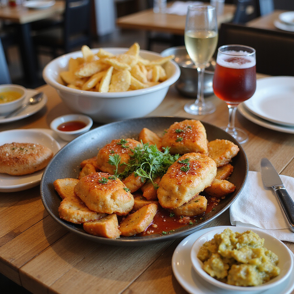 Tradycyjne cypryjskie meze w restauracji w Limassol, świeże składniki i lokalne smaki