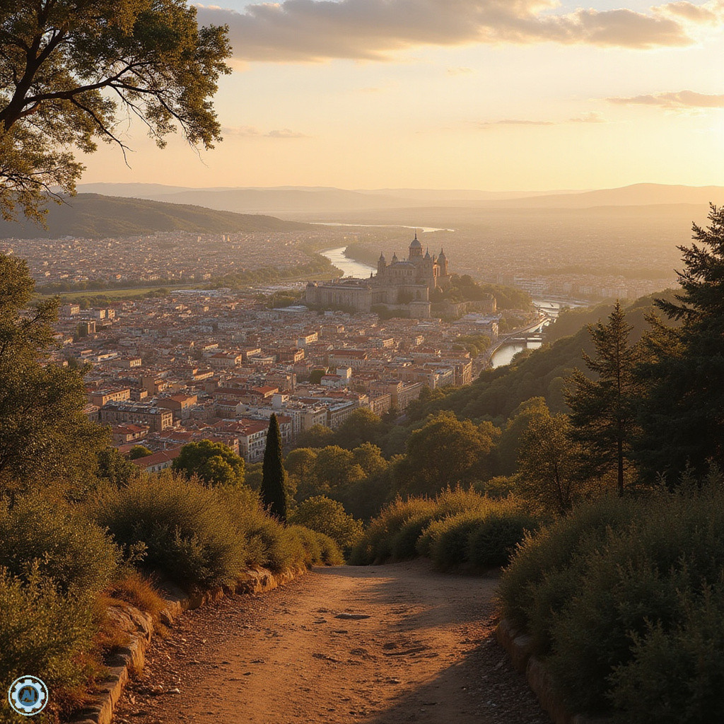 Jednodniowe wycieczki z Madrytu - widok na Toledo z Mirador del Valle