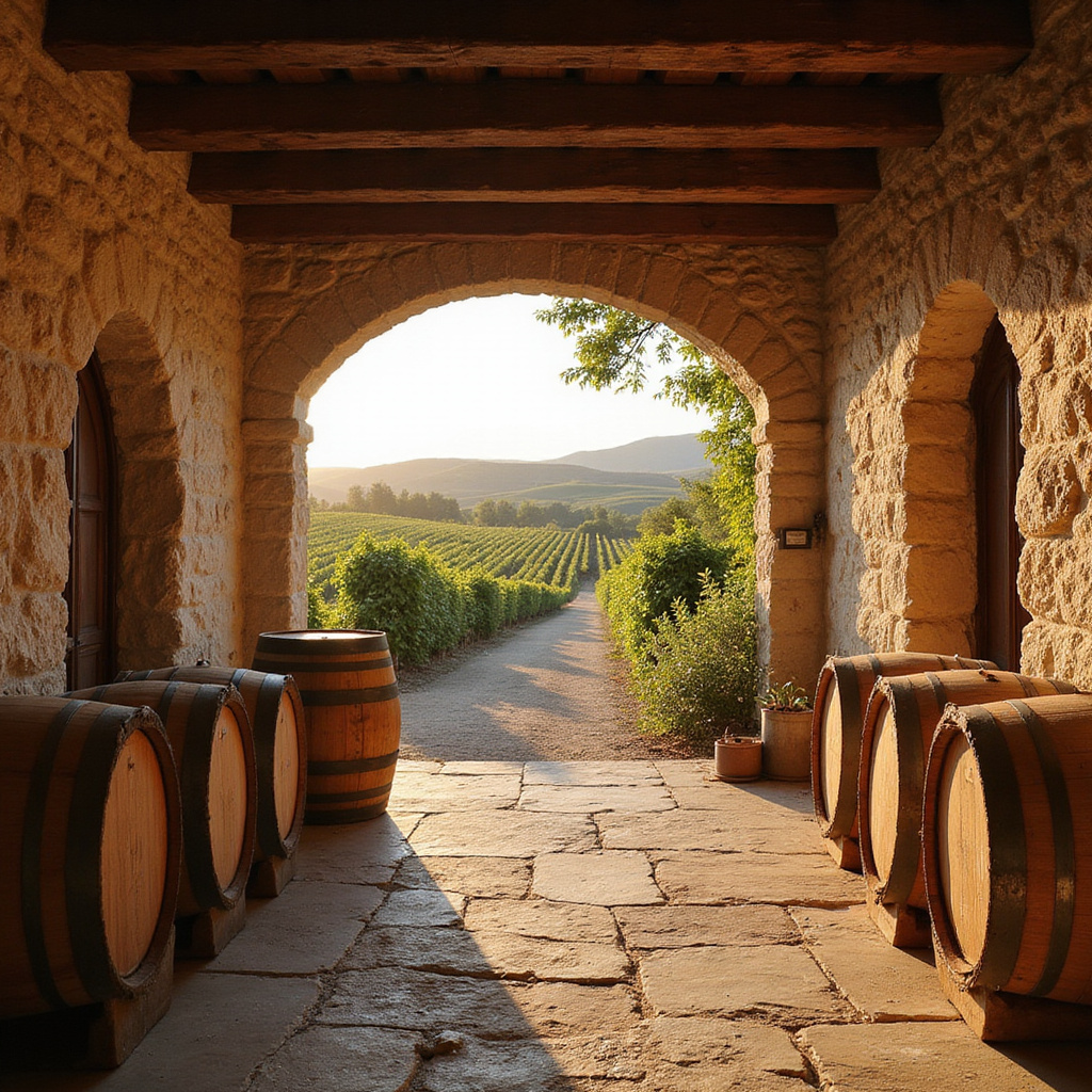 Tradycyjna winiarnia w regionie Commandaria na Cyprze