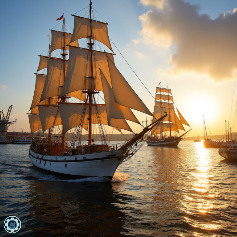 Żaglowce Tall Ships Races w porcie w Szczecinie, morska przygoda i turystyka