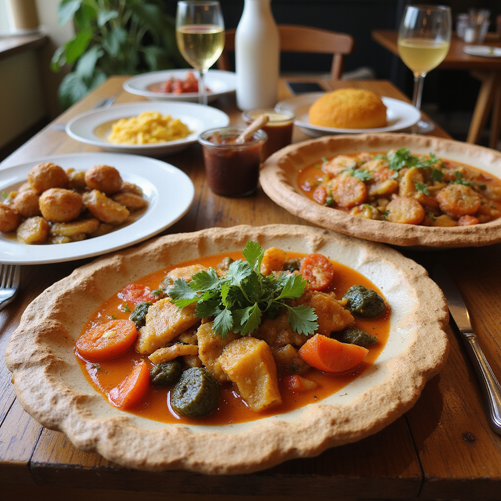 Tradycyjne maltanskie dania serwowane w lokalnej restauracji