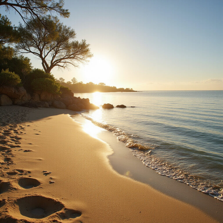 Ilha Deserta – piaszczysta plaża w Faro z widokiem na lagunę Ria Formosa