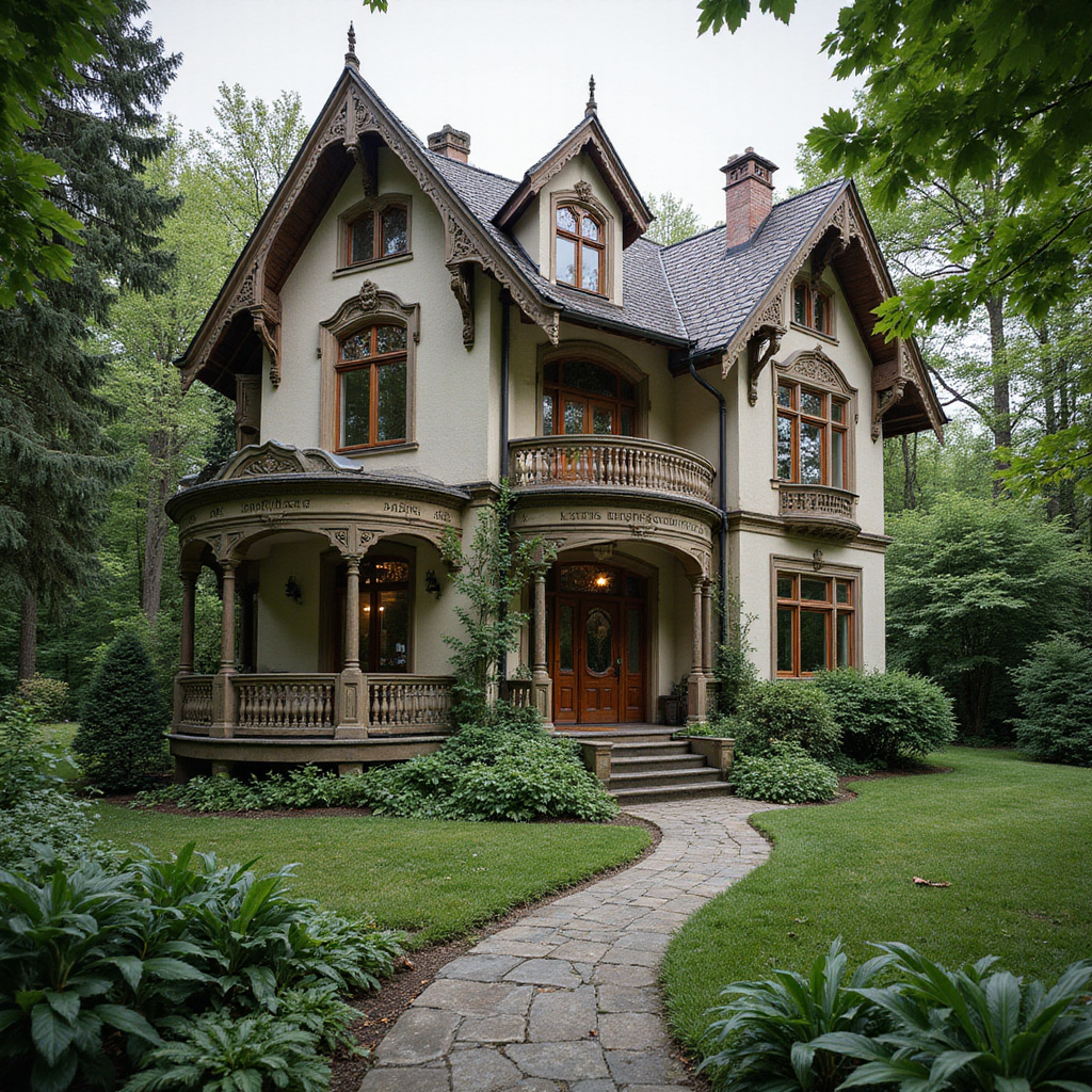 Secesyjna willa w Karlowych Warach otoczona zielenią