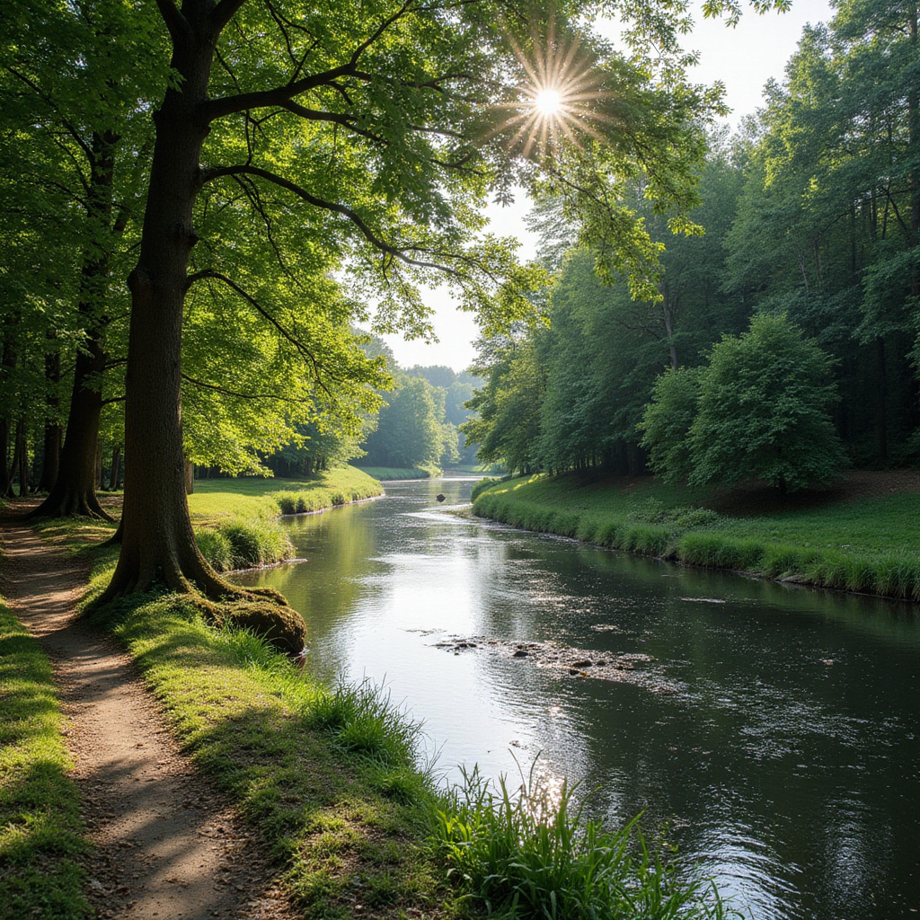 Spacer wzdłuż rzeki Gradna w Samoborze, otoczonej zielenią