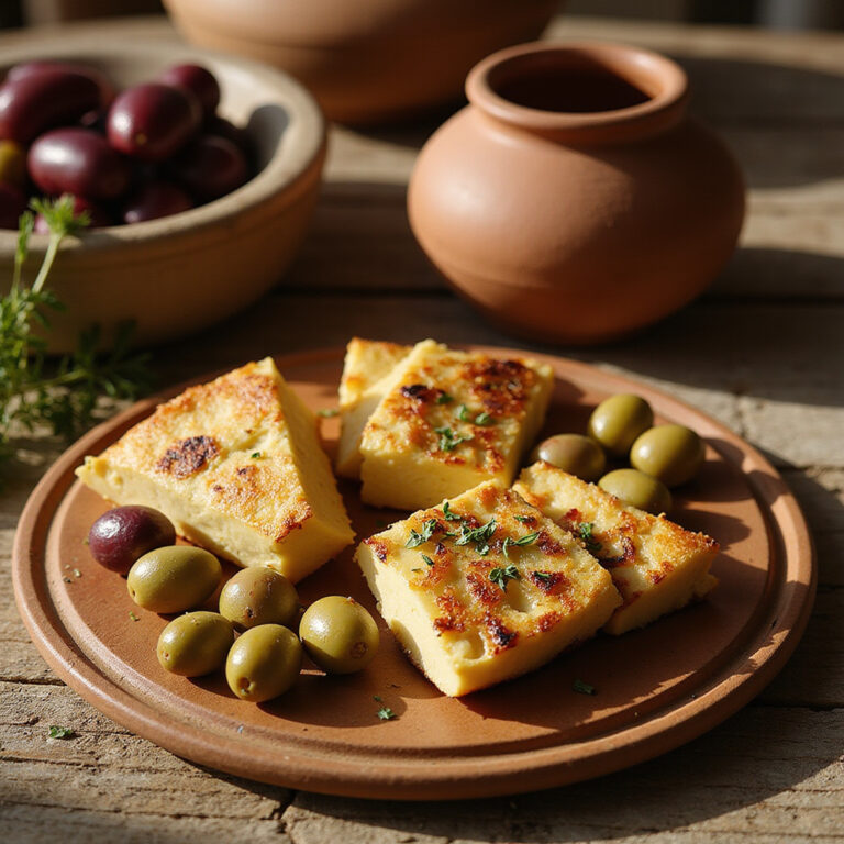 Tradycyjne meze w Limassol z halloumi i oliwkami