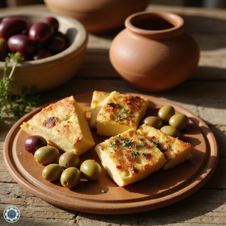 Tradycyjne meze w Limassol z halloumi i oliwkami