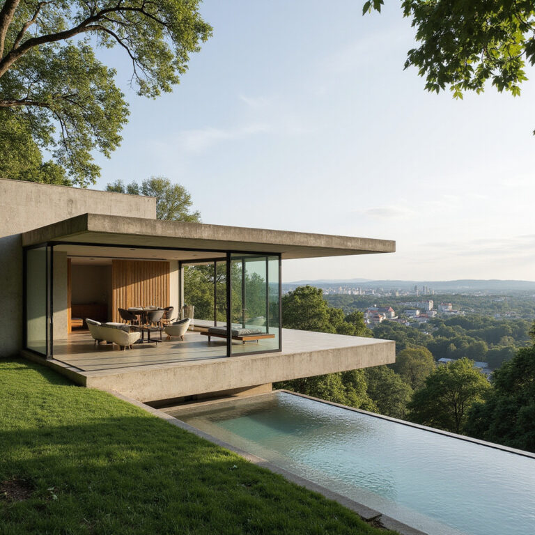 Vila Tugendhat w Brnie – modernistyczna willa z szklanymi ścianami i widokiem na miasto