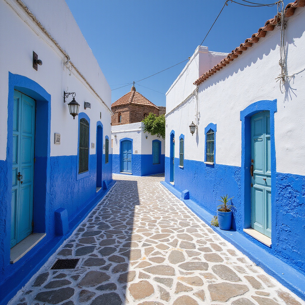 błękitno-białe domy Sidi Bou Said, które zainspirowały Paula Klee