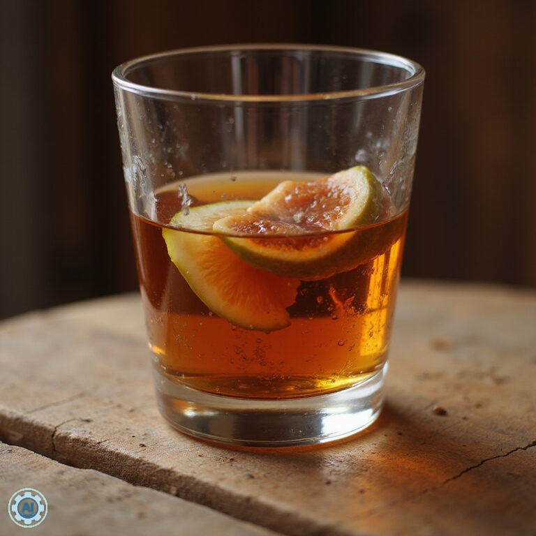 Boukha – tradycyjny figowy alkohol z Tunezji w kieliszku
