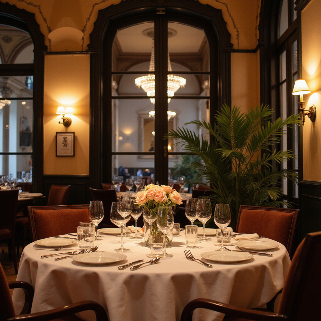 Kolacja w eleganckiej restauracji w Turynie z widokiem na historyczne wnętrza