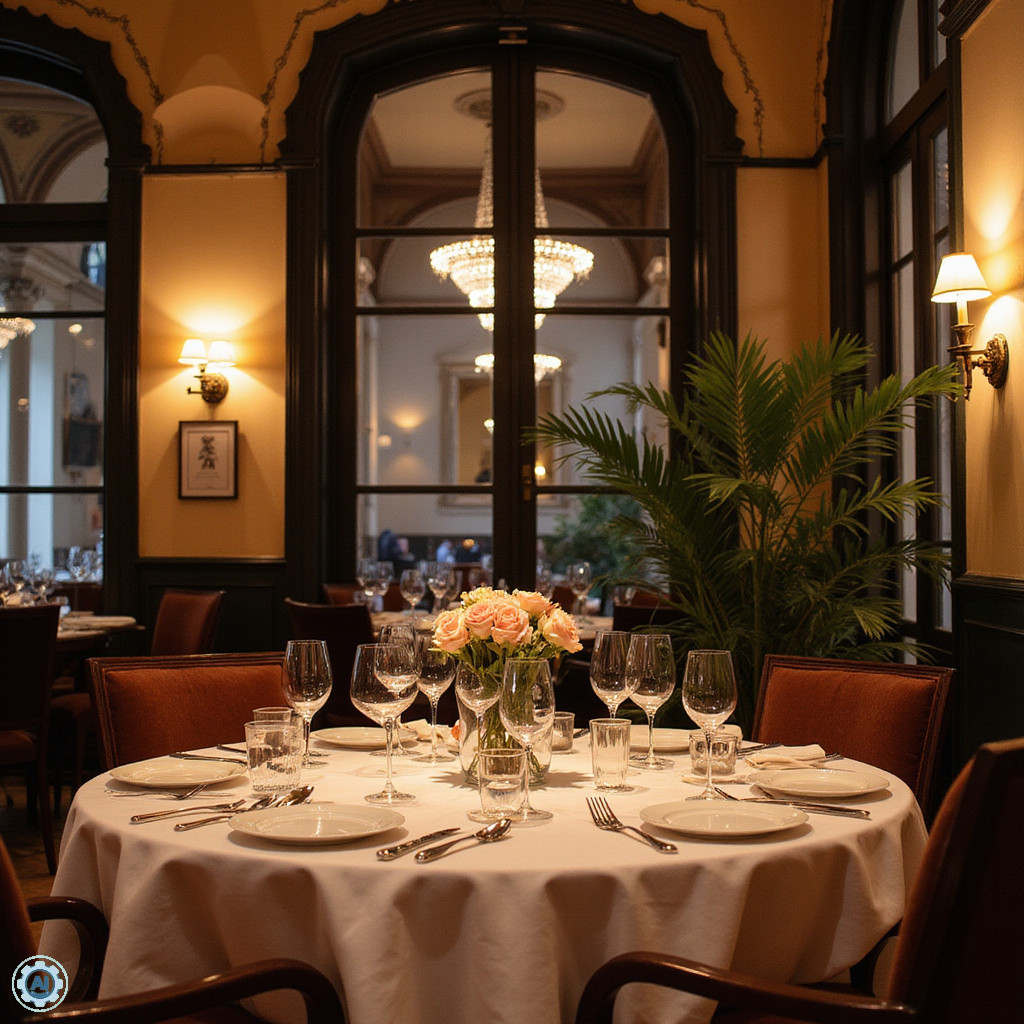 Kolacja w eleganckiej restauracji w Turynie z widokiem na historyczne wnętrza