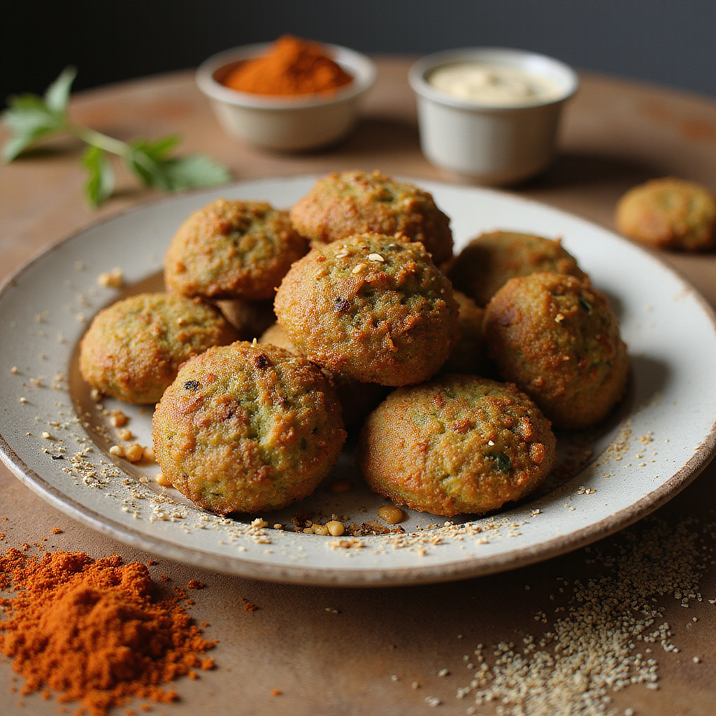 Falafel z souku w Marsa Alam - chrupiąca przekąska z ciecierzycy i świeżych ziół