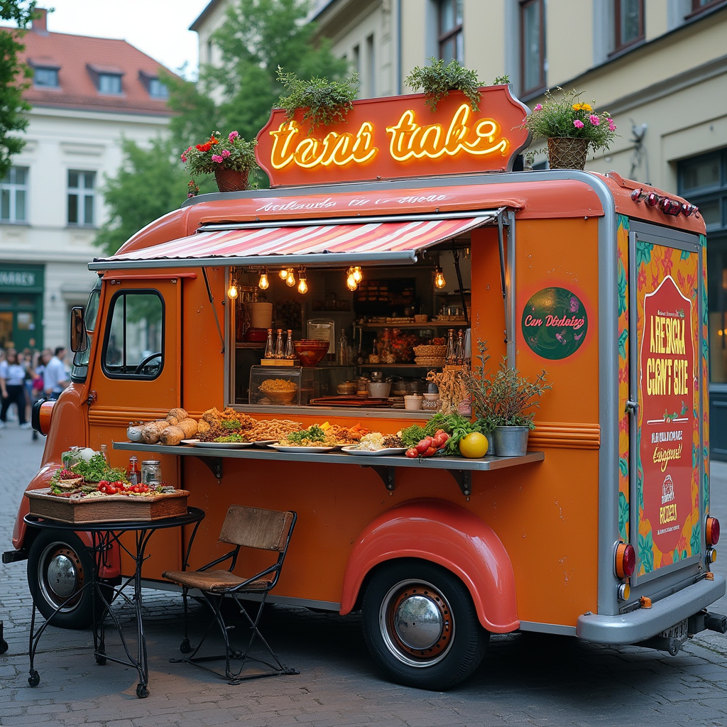 Food truck w Łodzi serwujący świeże i smaczne dania street food