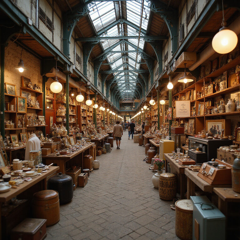 Pchli targ Saint-Ouen - labirynt stoisk z vintage'owymi przedmiotami