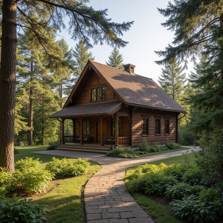 drewniana sala koncertowa Dzintari w Jurmali otoczona sosnami